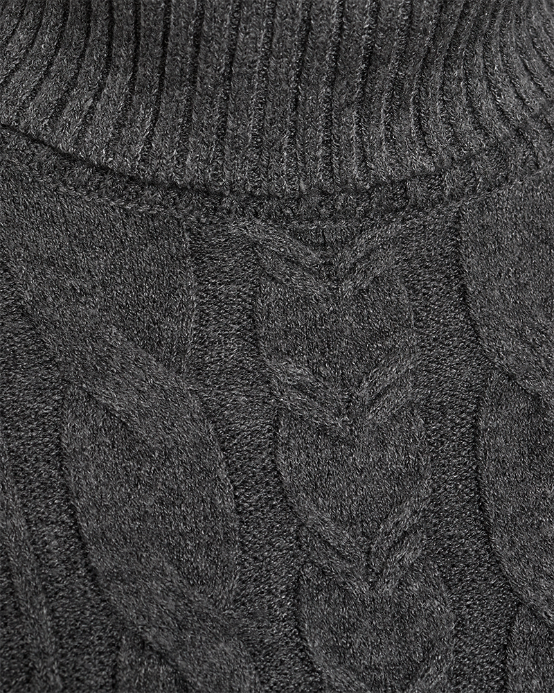 FQCLAURA - TURTLENECK - GREY