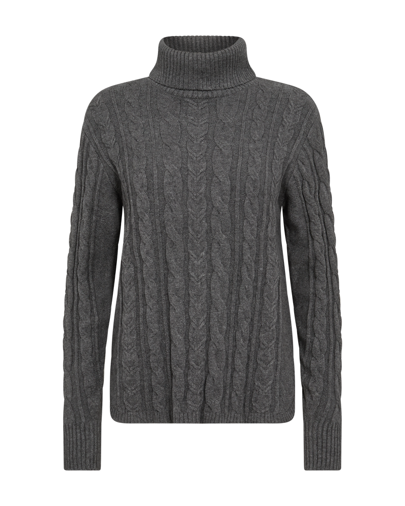 FQCLAURA - TURTLENECK - GREY