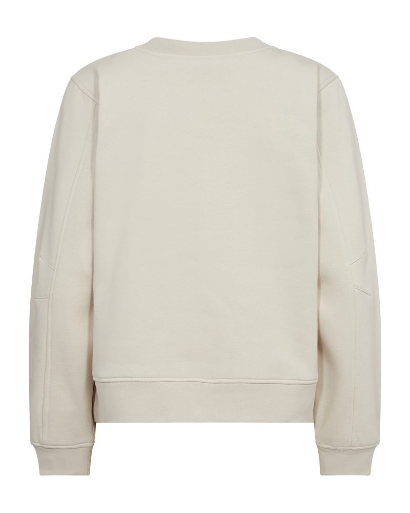 FQCOZY - SWEATSHIRT WITH PRINT - BEIGE