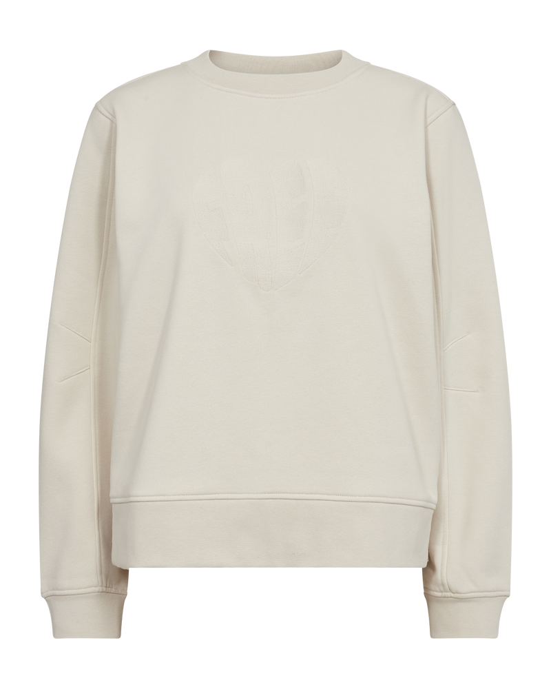 FQCOZY - SWEATSHIRT WITH PRINT - BEIGE