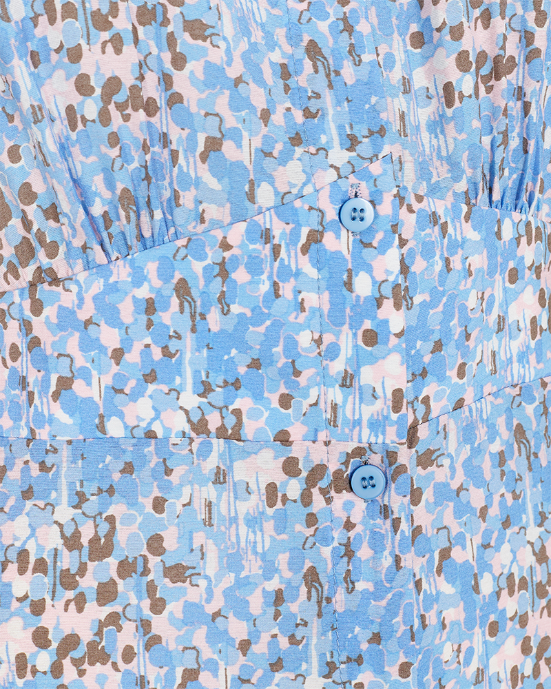 FQCAREY - DRESS WITH PRINT - BLUE