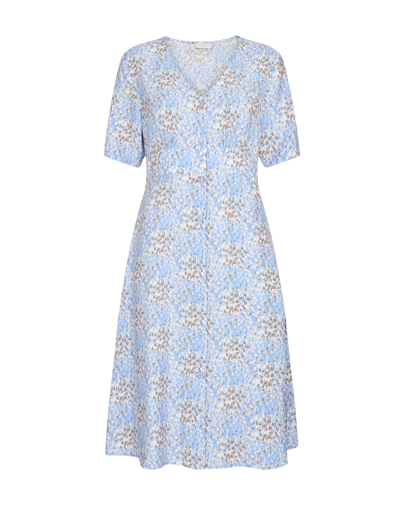 FQCAREY - DRESS WITH PRINT - BLUE