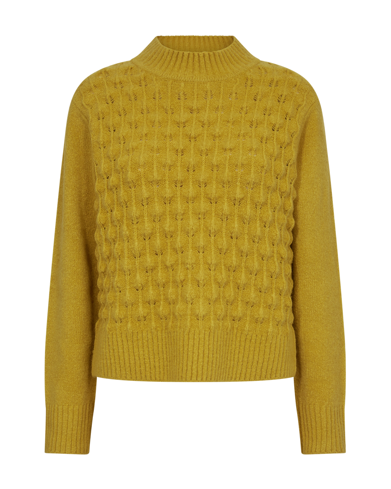 FQTRAY - KNITTED PULLOVER - GREEN