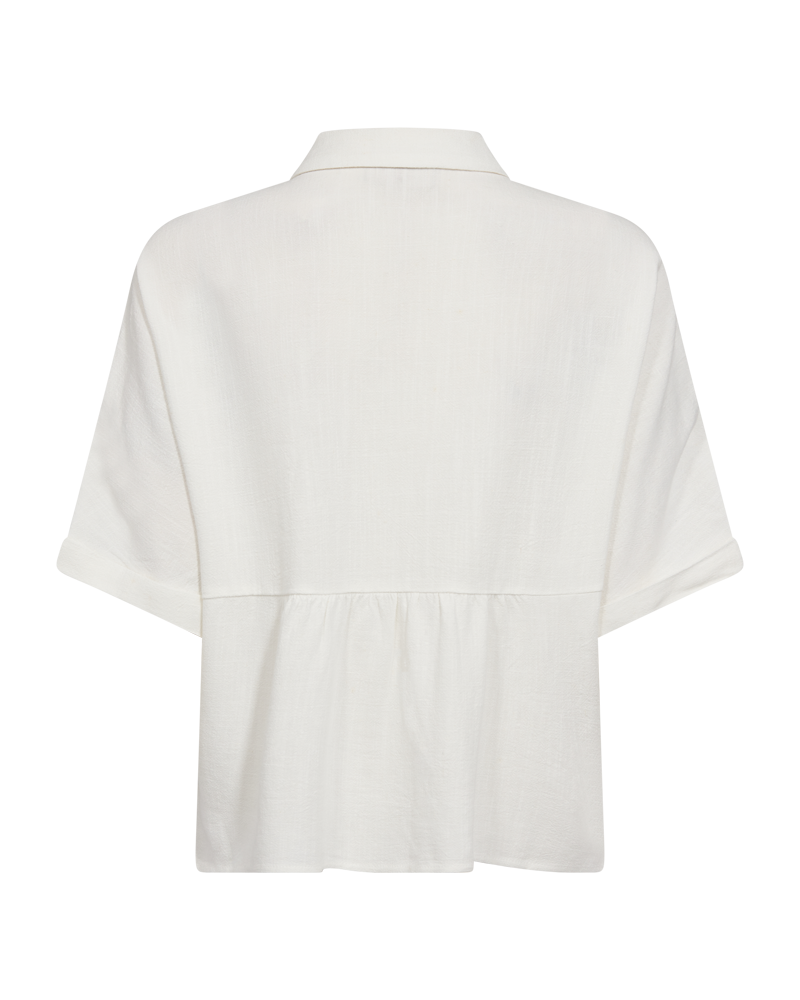 FQLARA - SHIRT IN LINEN BLEND - WHITE