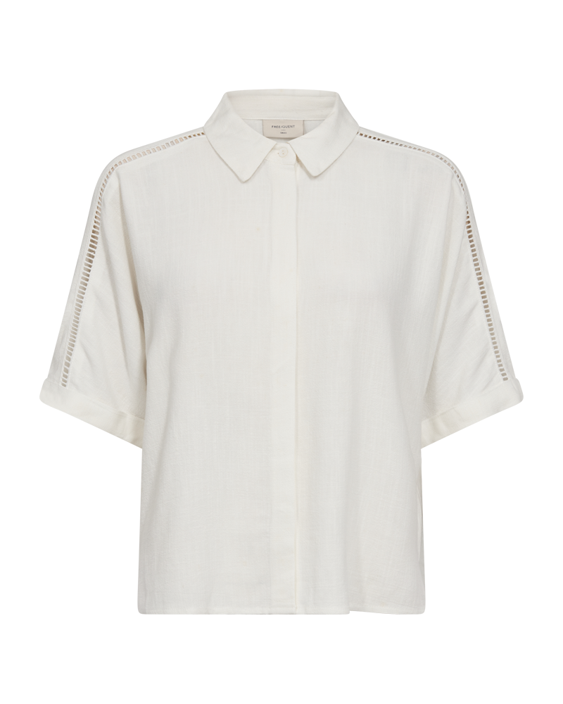 FQLARA - SHIRT IN LINEN BLEND - WHITE