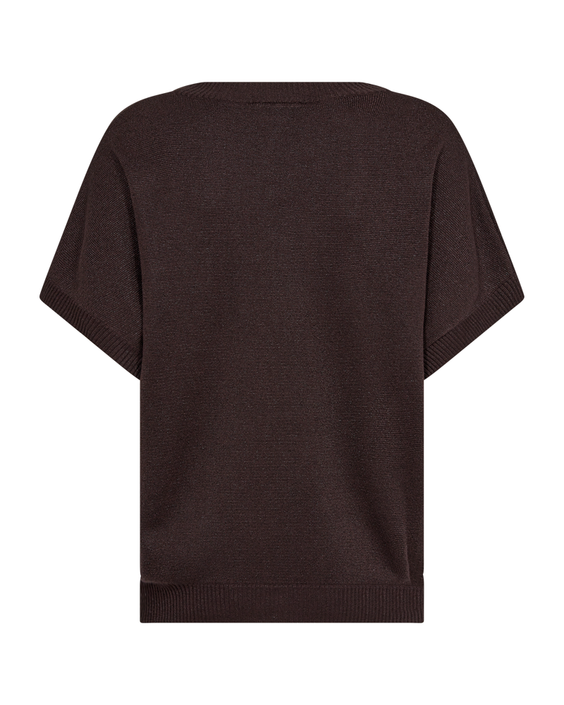 FQANILUX - PULLOVER WITH GLITTER - BROWN