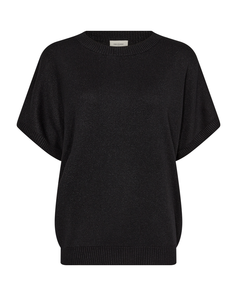 FQANILUX - PULLOVER WITH GLITTER - BLACK