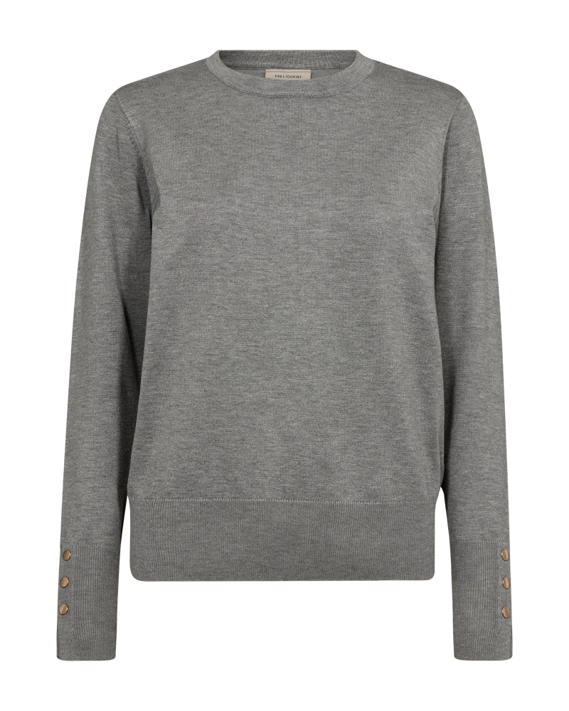FQKATIE - FINE-KNIT PULLOVER - GREY