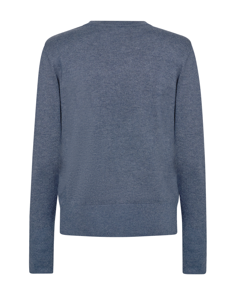 FQKATIE - FINE-KNIT PULLOVER - BLUE