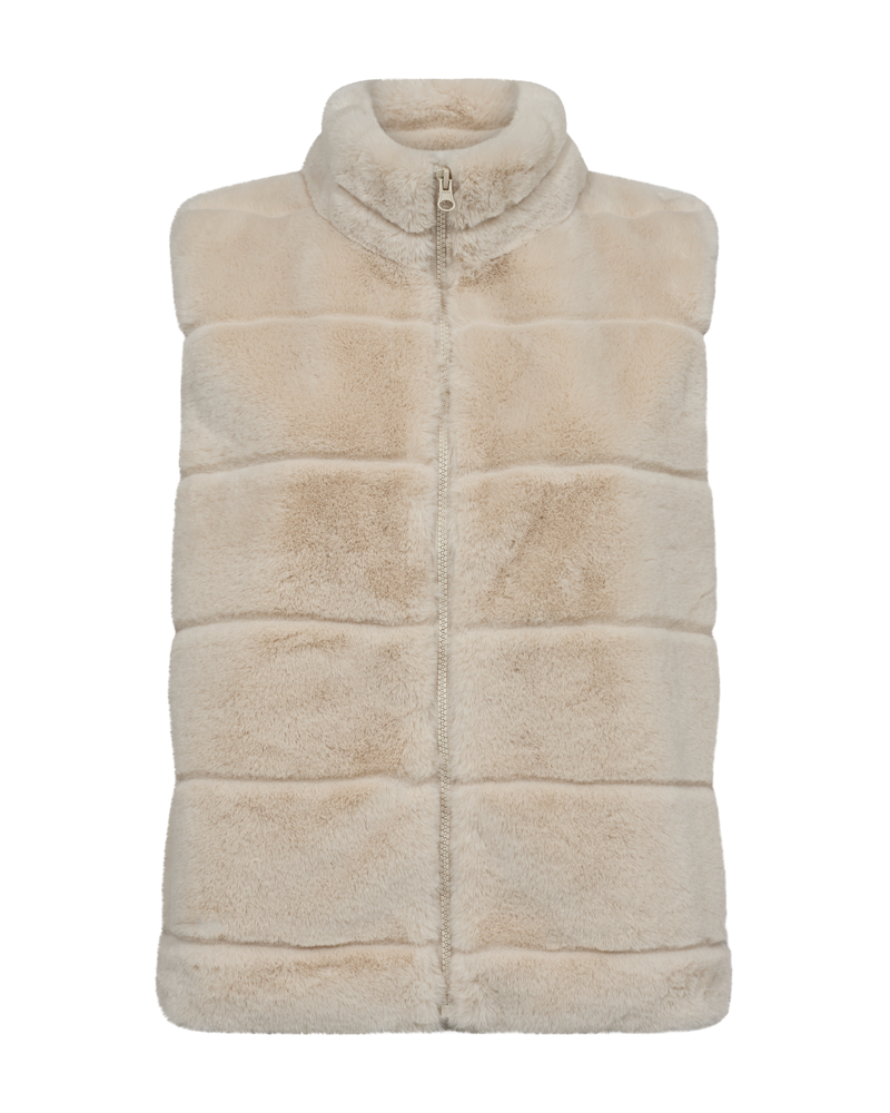 FQFOXY - WAISTCOAT - BEIGE