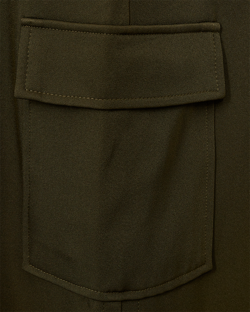 FQLILEA - CARGO SKIRT - GREEN