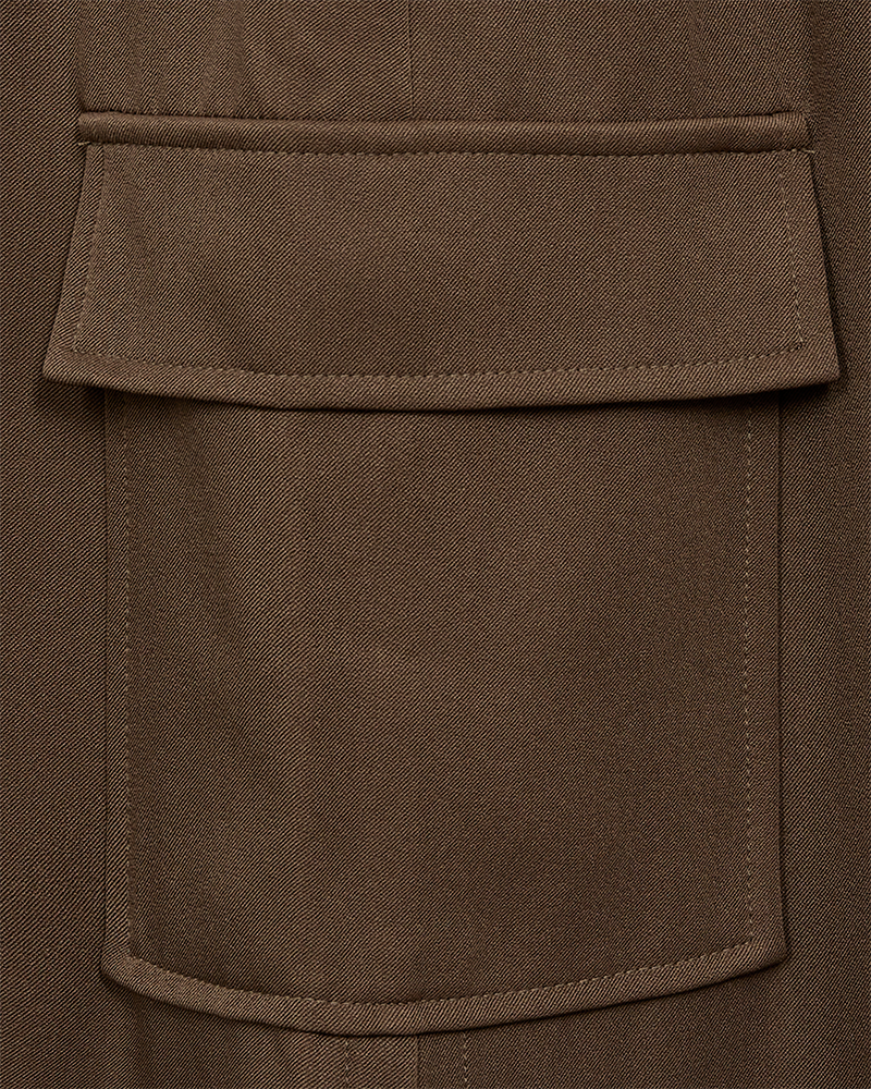 FQLILEA - CARGO SKIRT - BROWN