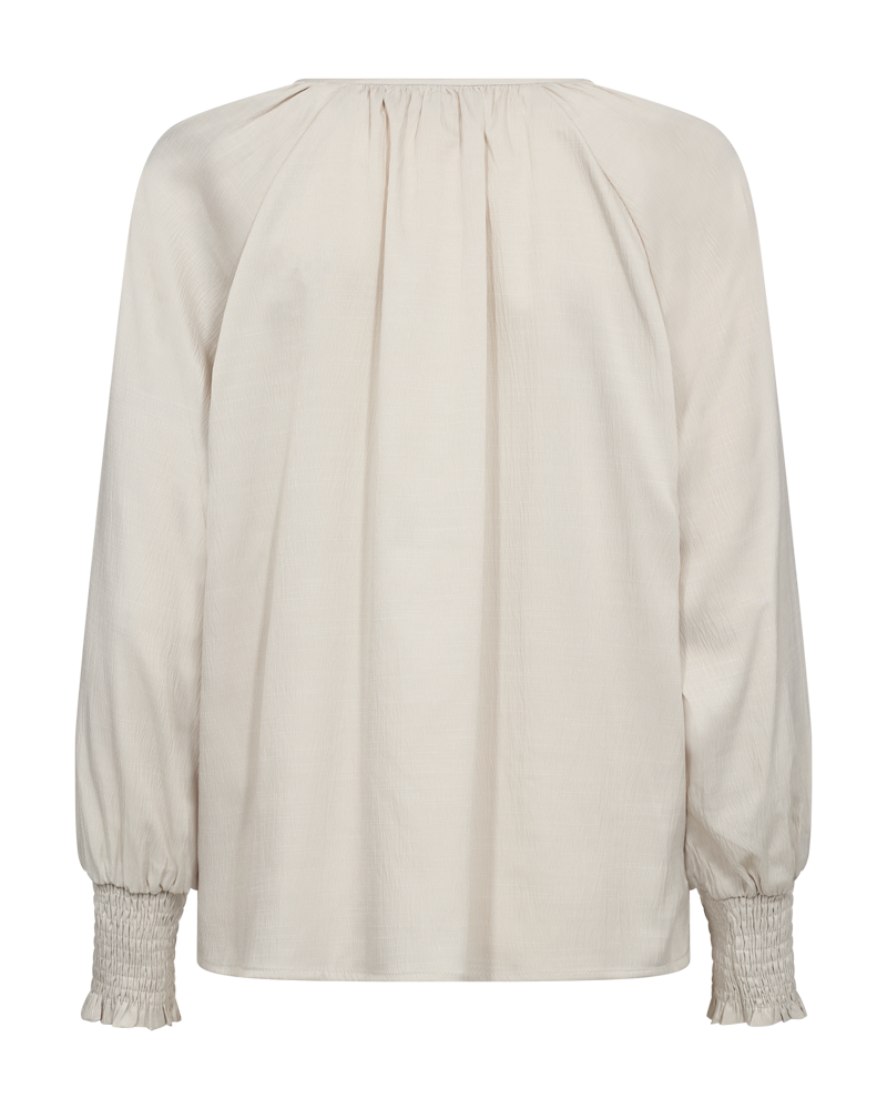 FQBLISS - BLOUSE WITH BALLOON SLEEVES - BEIGE