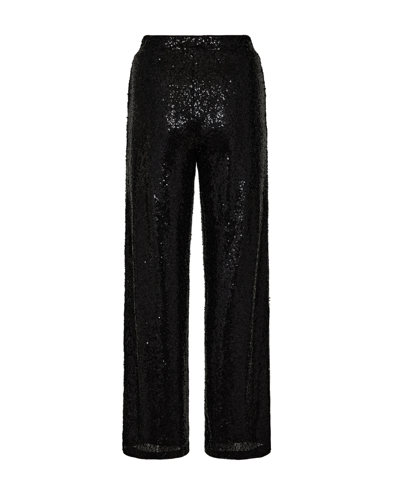 FQBASAL - PANTS WITH SEQUINS - BLACK