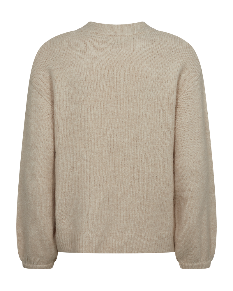 FQPEARL - PULLOVER WITH PEARLS - BEIGE