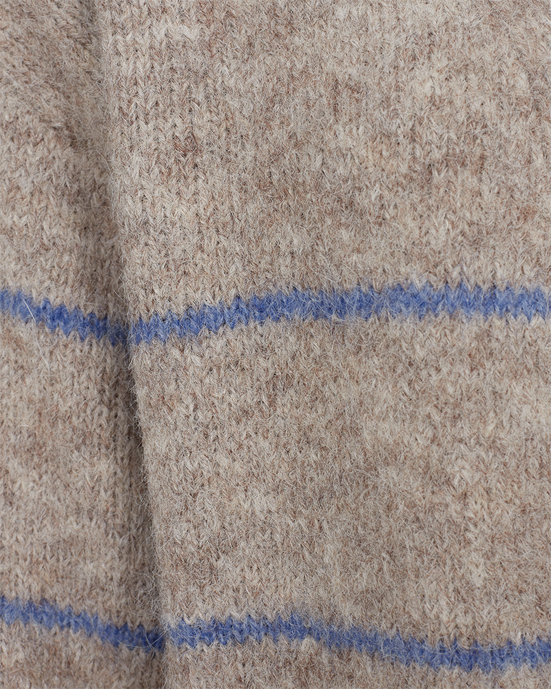 FQLOUISA - CARDIGAN - BLUE AND BEIGE