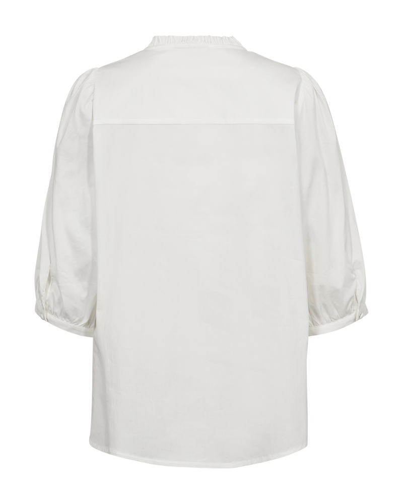 FQBOYA - BLOUSE WITH HOLE PATTERN - WHITE