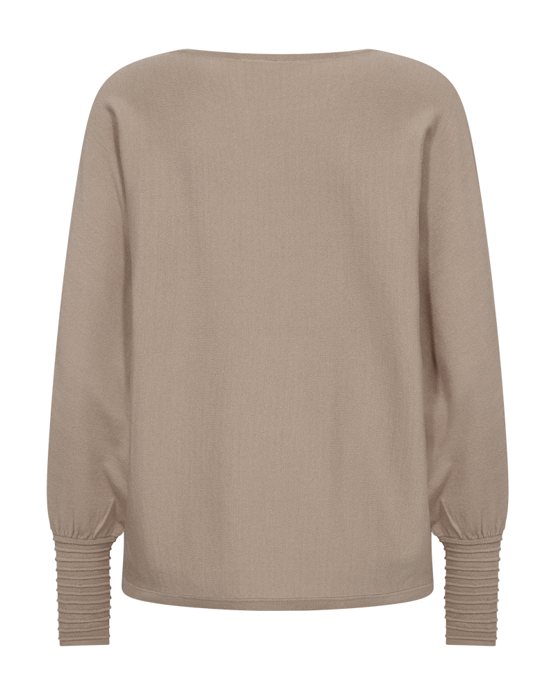 FQFLOW - FINE-KNITTED PULLOVER - BEIGE