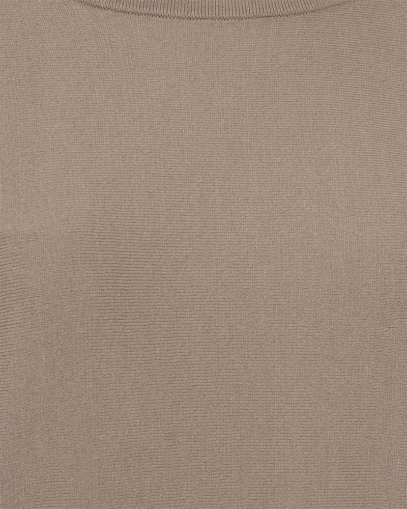FQFLOW - FINE-KNITTED PULLOVER - BEIGE