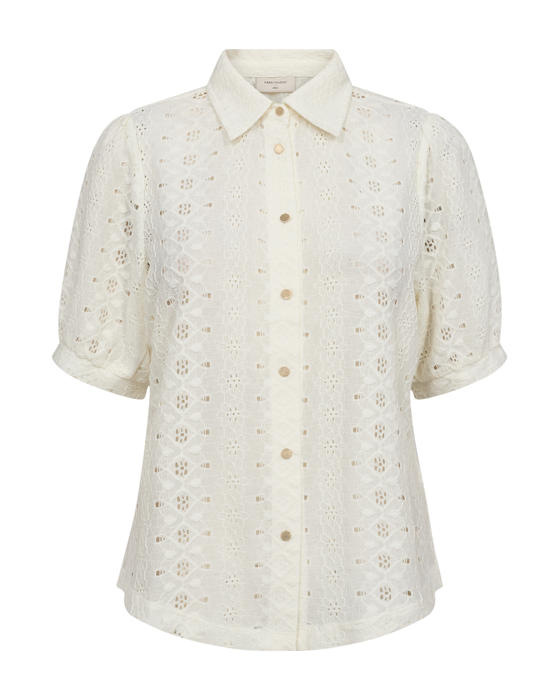 FQBLOSS - SHIRT WITH LACES - WHITE