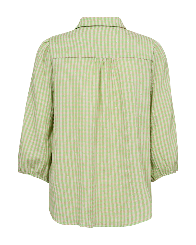 FQELISA - SHIRT - GREEN AND BEIGE
