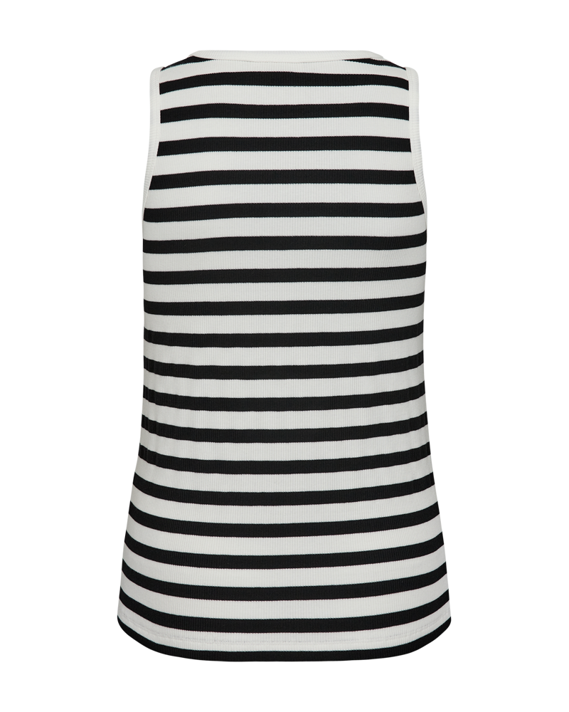 FQEFFY - TOP - WHITE AND BLACK