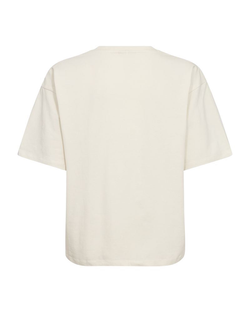 FQFENJAL - T-SHIRT WITH PRINT - WHITE AND BLUE