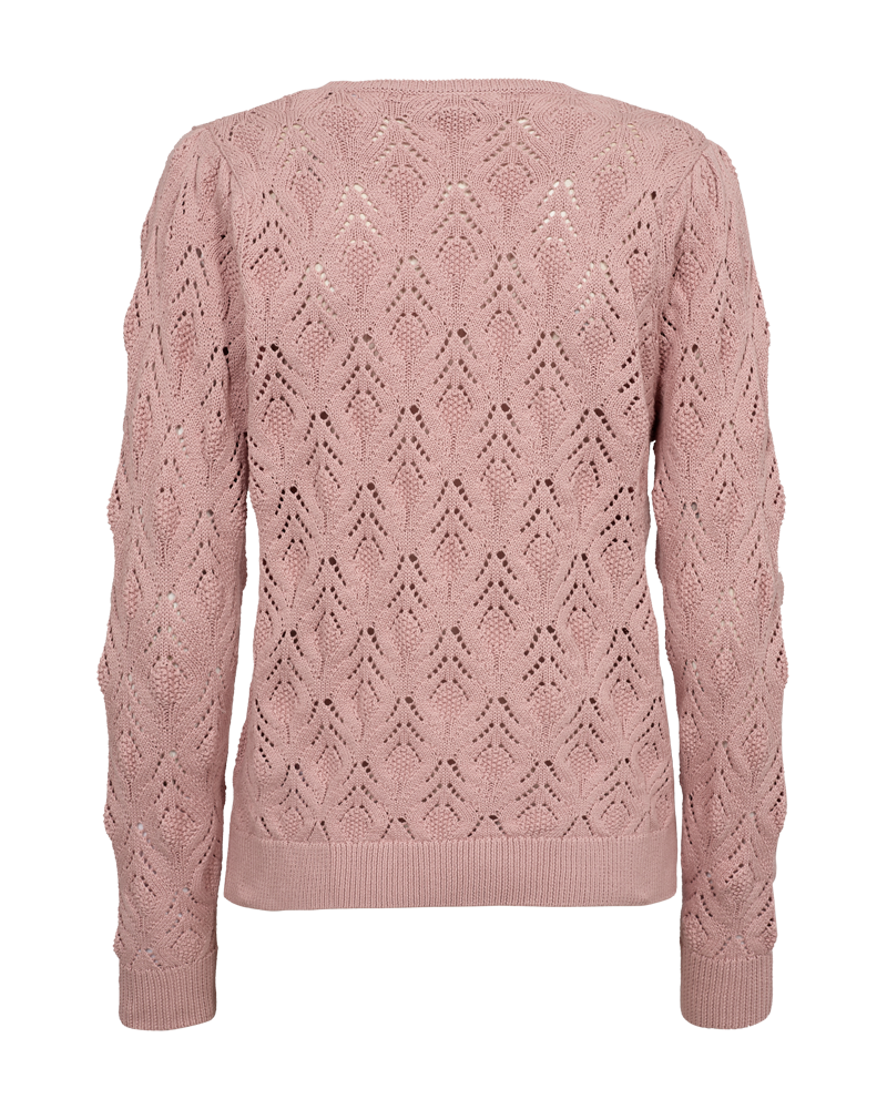 FQDODO - KNITTED PULLOVER - ROSE