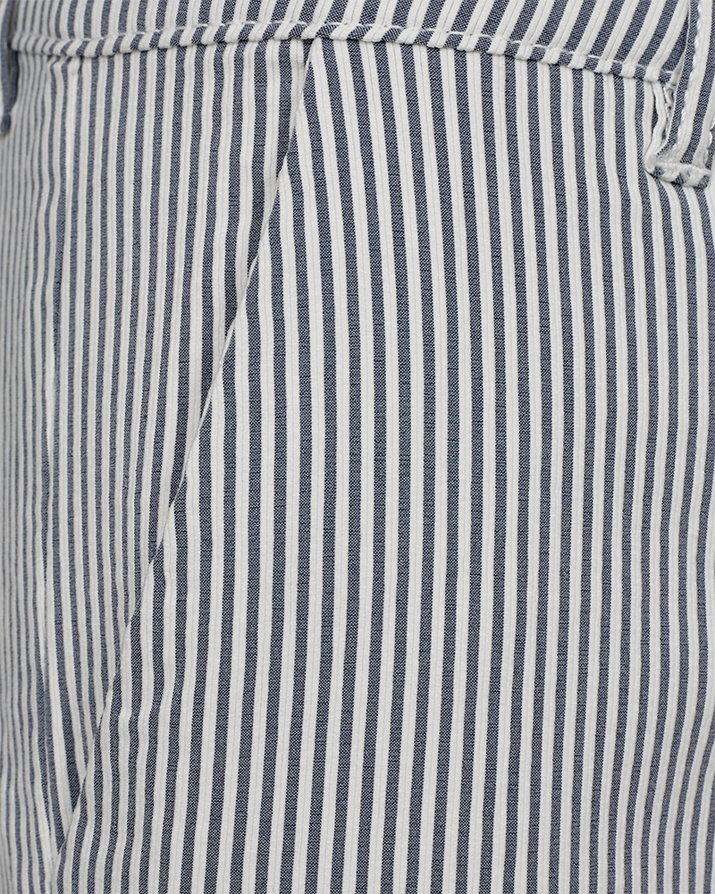 FQREX - STRIPED PANTS - BLUE AND WHITE
