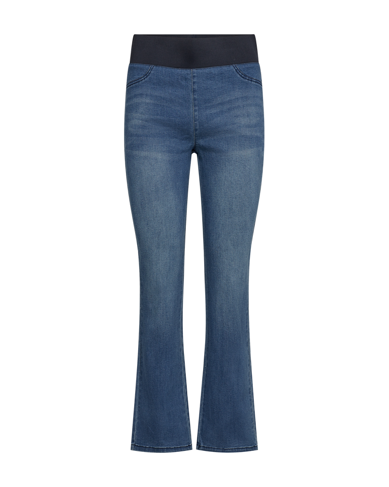 FQSHANTAL - DENIM PANTS - BLUE