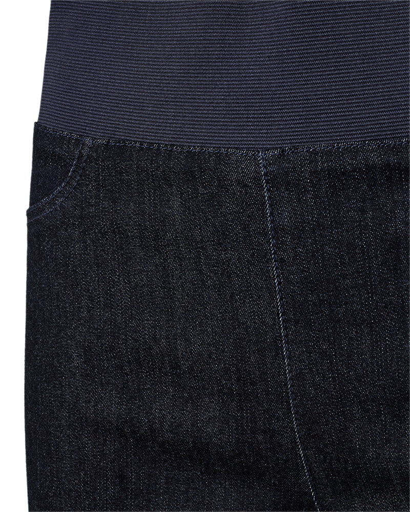 FQSHANTAL - DENIM PANTS - DARK BLUE