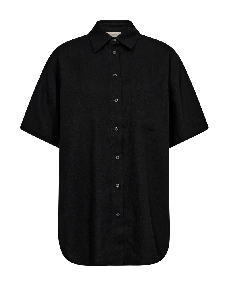 FQLAVA - LINEN SHIRT - BLACK