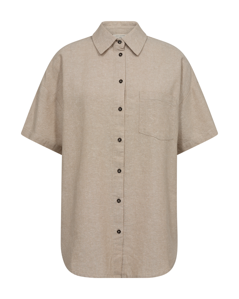 FQLAVA - LINEN SHIRT - BEIGE