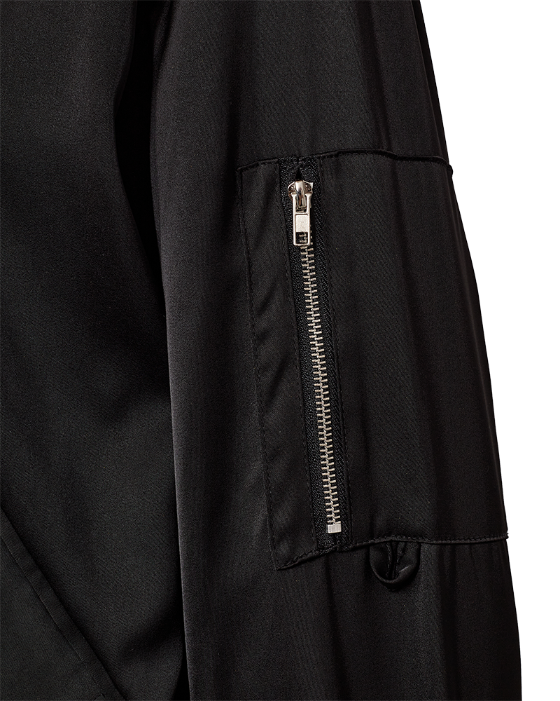 FQFLEN - BOMBER JACKET - BLACK
