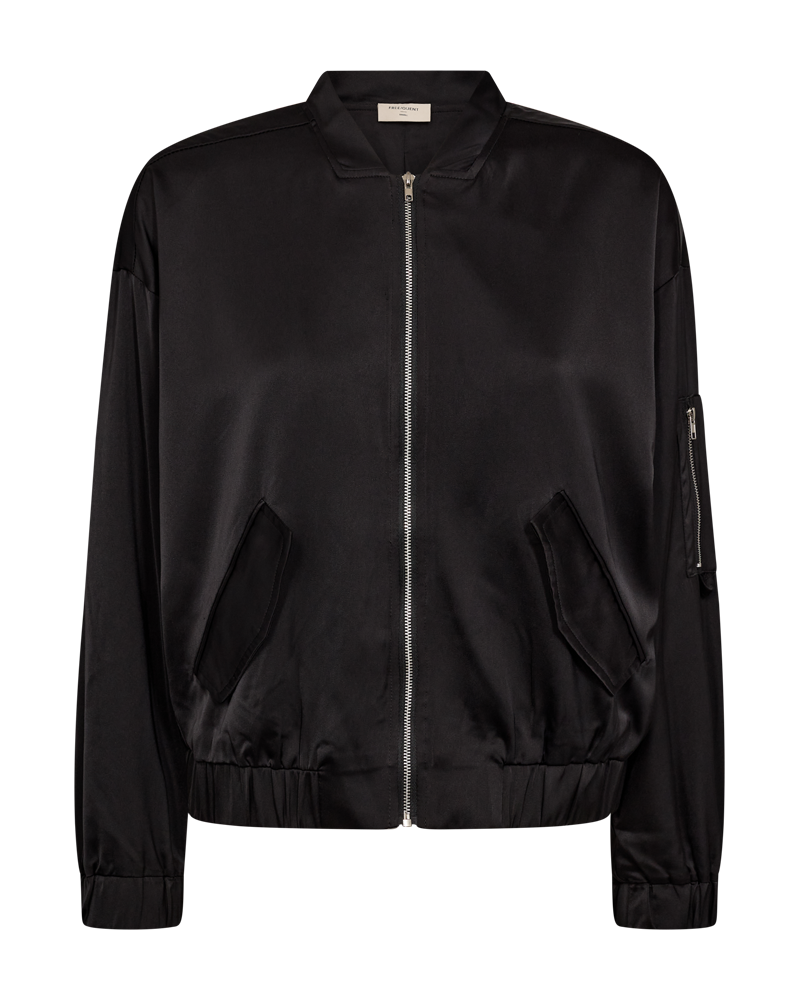 FQFLEN - BOMBER JACKET - BLACK