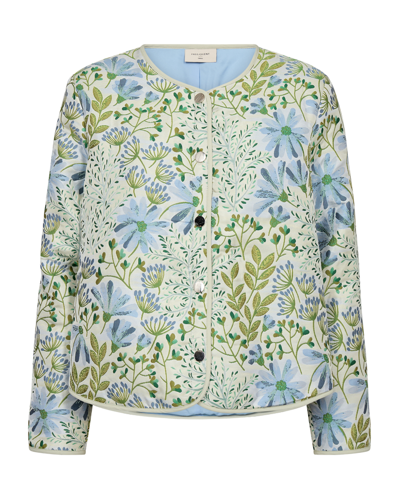 FQFLOWA - FLORAL JACKET - BLUE