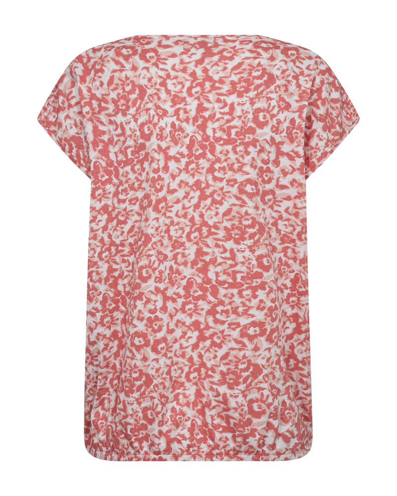 FQSELINE - T-SHIRT - WHITE AND RED