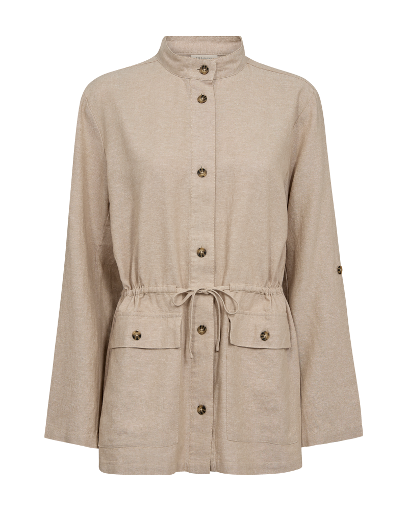 FQLAVA - LINEN JACKET - BEIGE