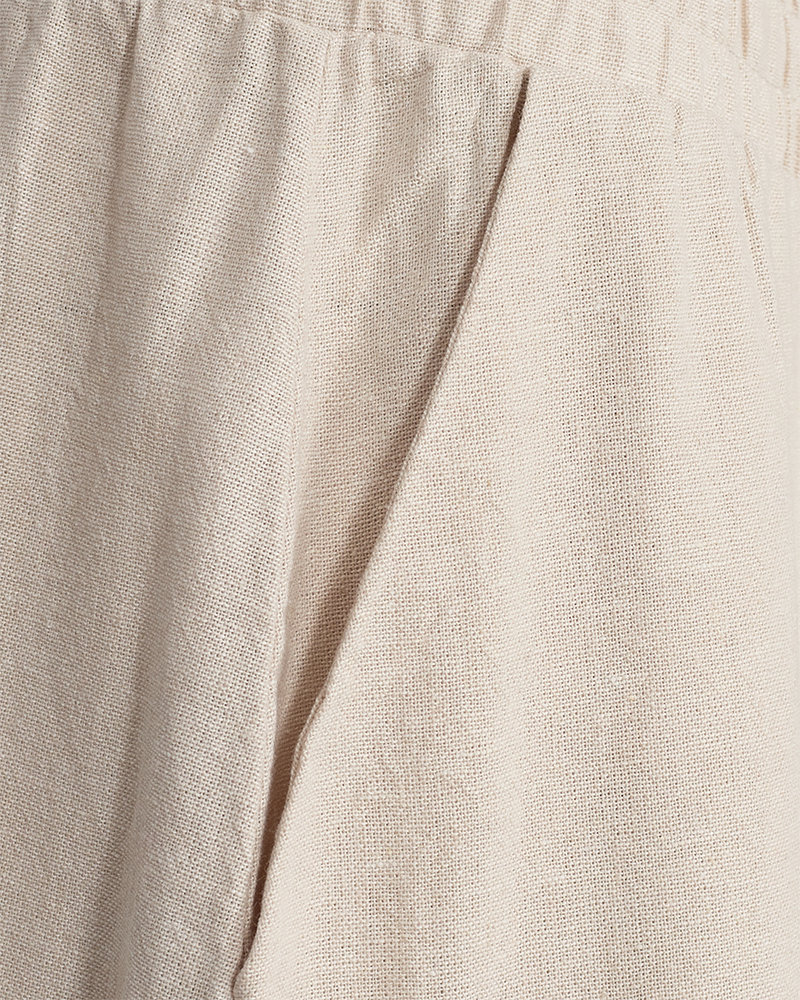 FQLAVA - LINEN SKIRT - BEIGE