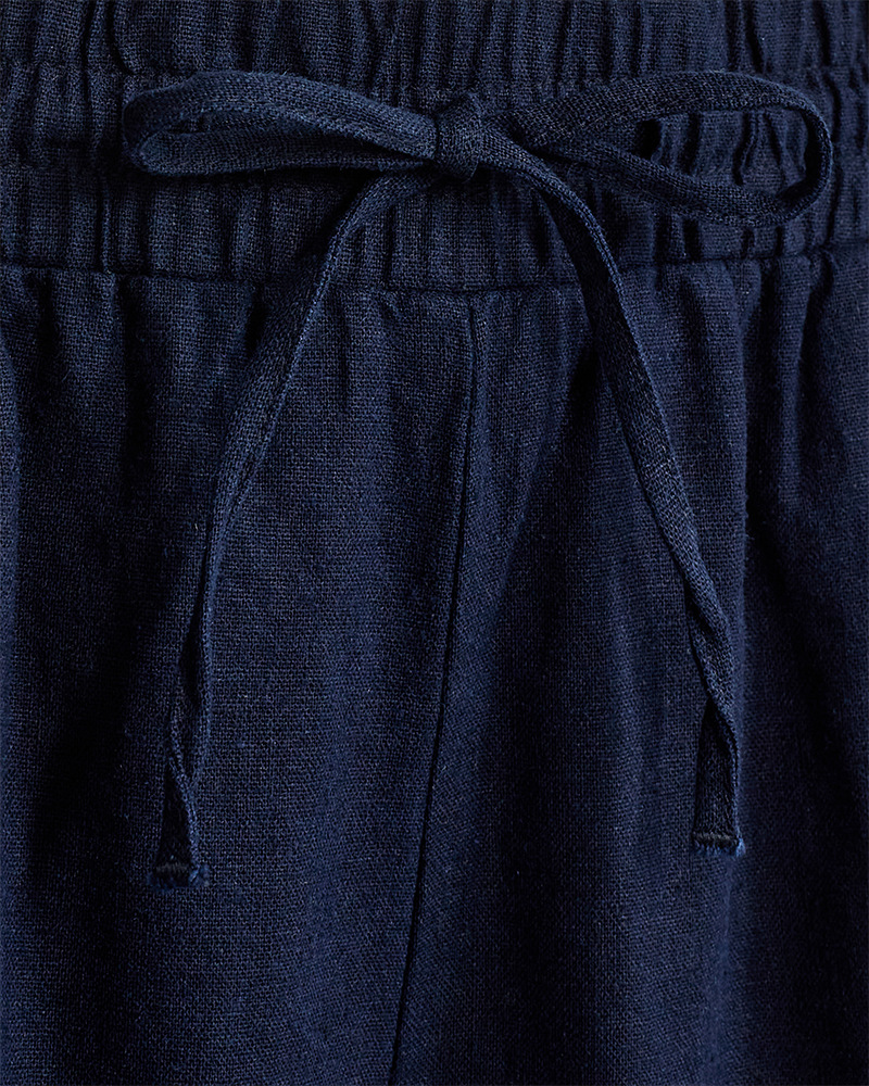 FQLAVA - LINEN SHORTS - BLUE