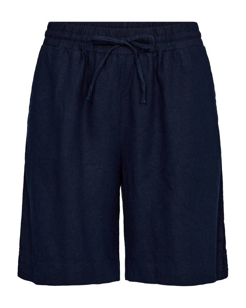 FQLAVA - LINEN SHORTS - BLUE