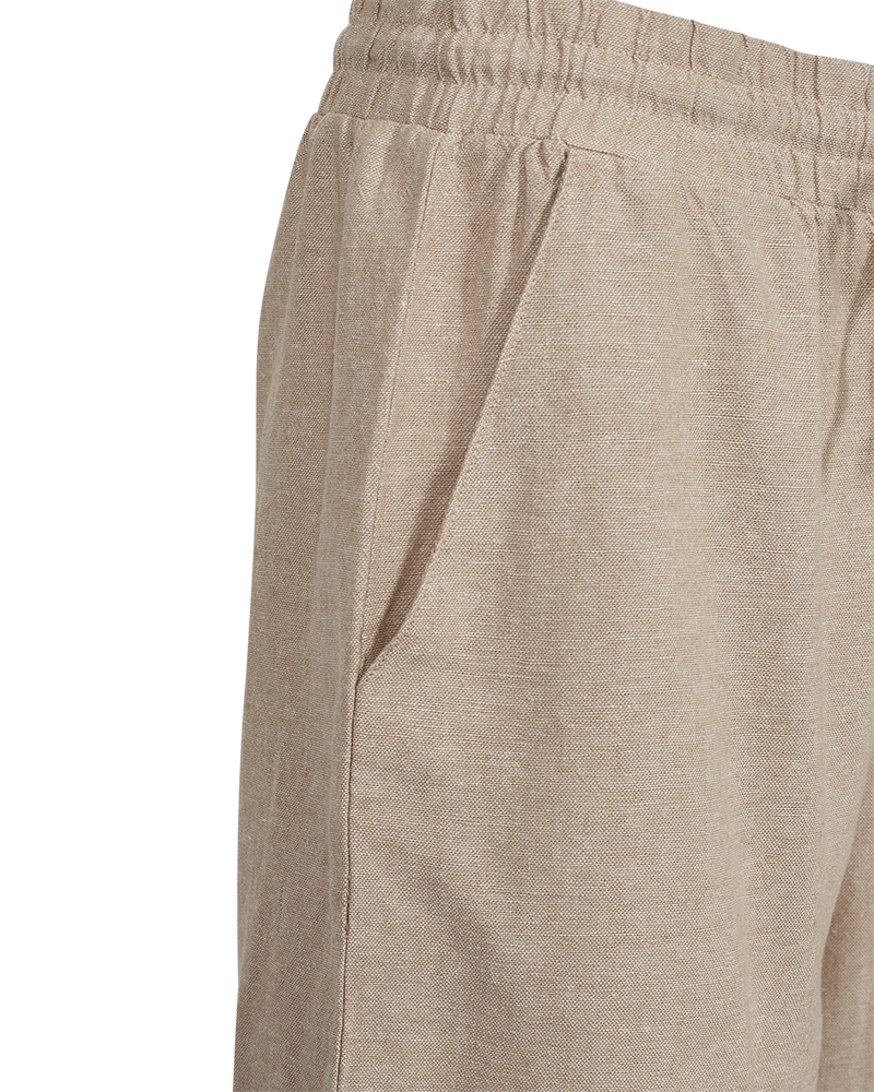 FQLAVA - LINEN SHORTS - BEIGE