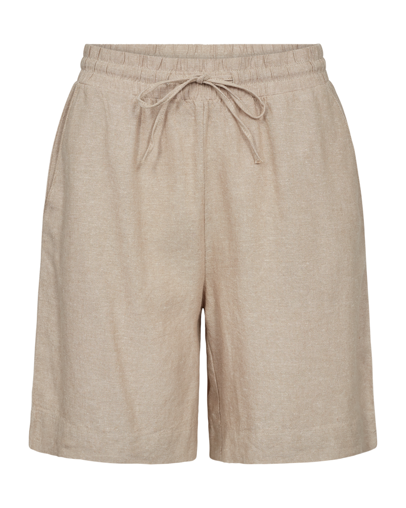 FQLAVA - LINEN SHORTS - BEIGE