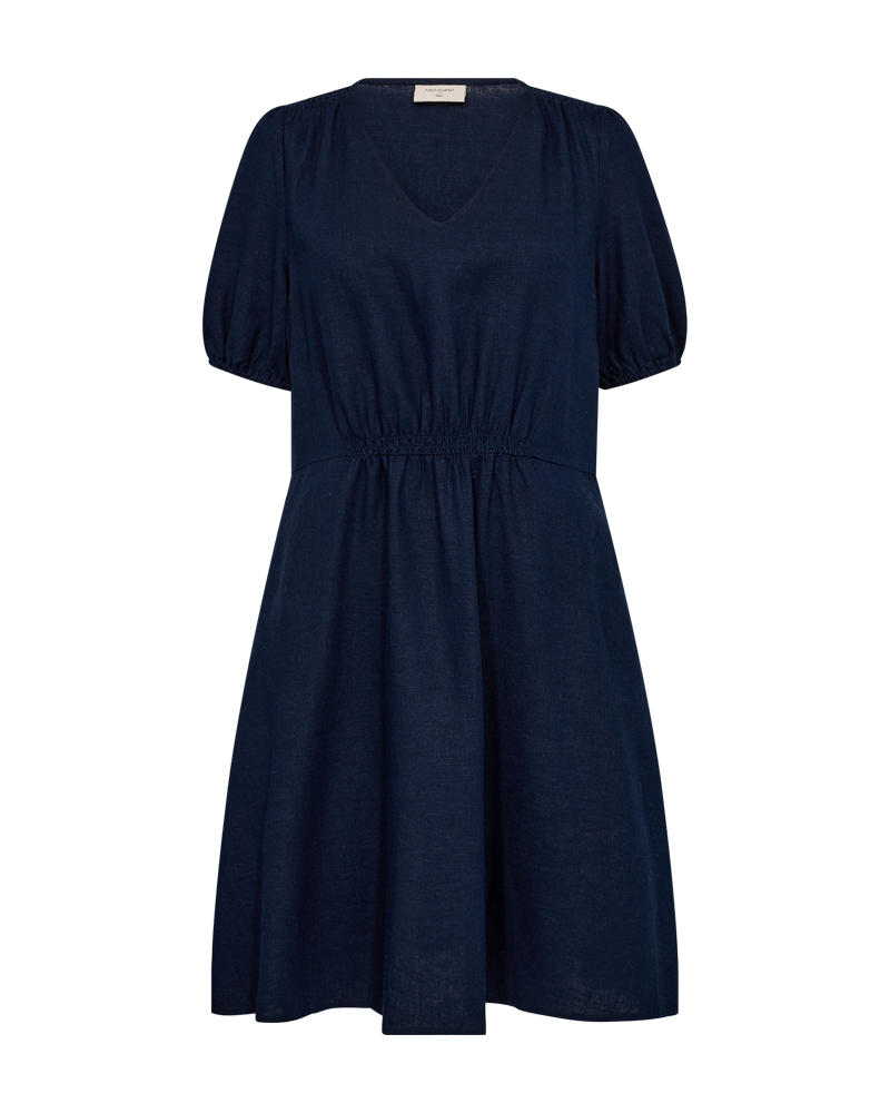 FQLAVA - LINEN DRESS - BLUE