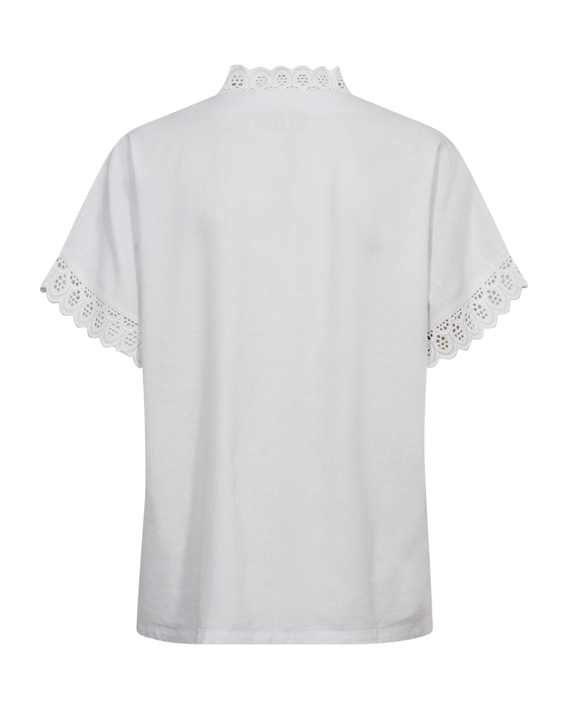 FQLARRY - LINEN SHIRT - WHITE