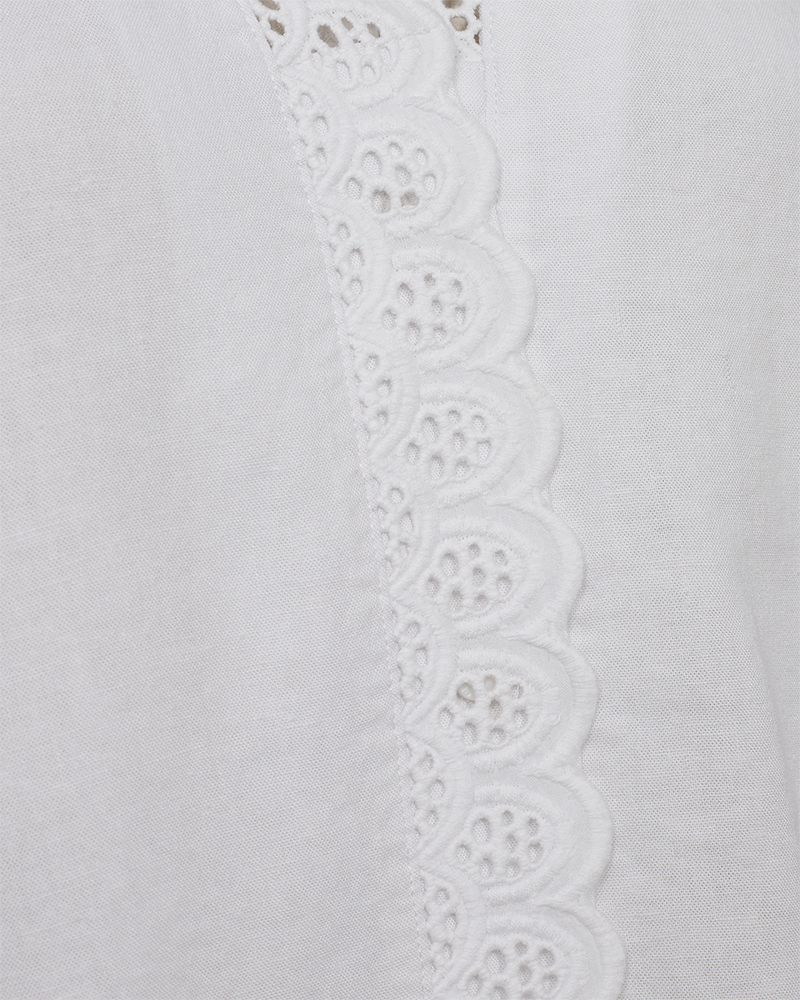 FQLARRY - LINEN SHIRT - WHITE