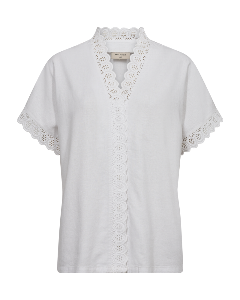 FQLARRY - LINEN SHIRT - WHITE