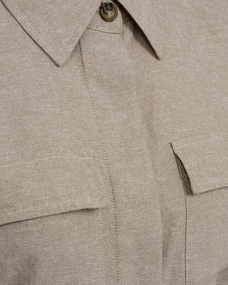 FQLAVA - LINEN WAISTCOAT - BEIGE