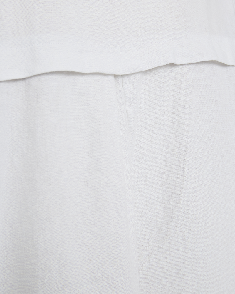 FQLAVA - LINEN BLOUSE - WHITE