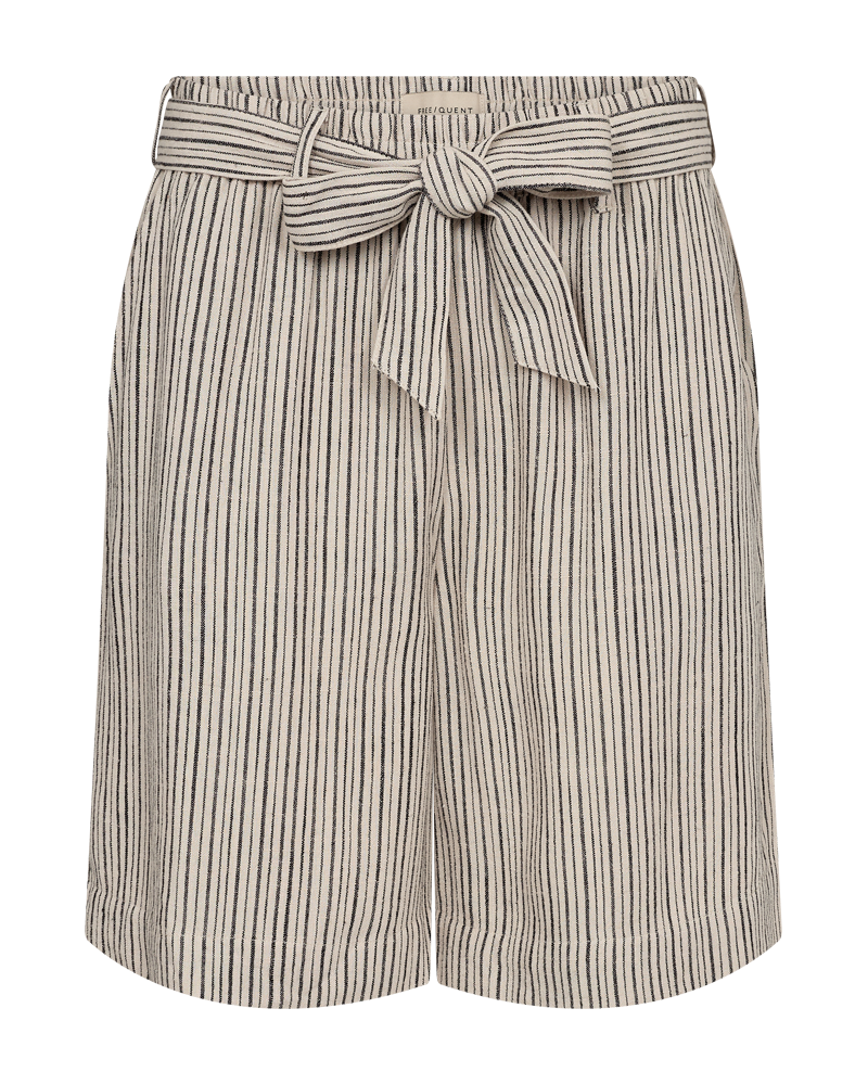 Fqlavara - shorts in linnen blend - beige